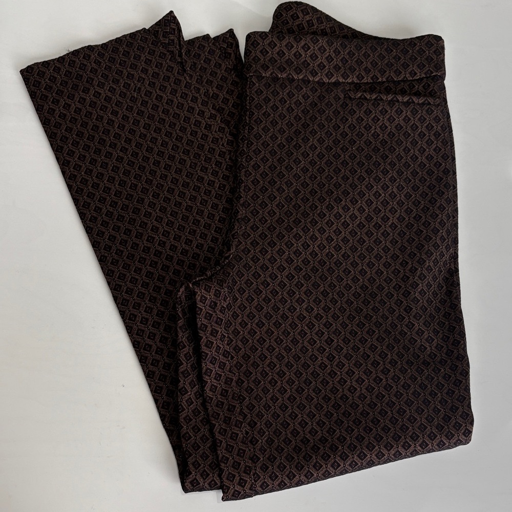 Chico's Black Patterned Women's Pants